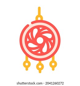 weaving amulet color icon vector. weaving amulet sign. isolated symbol illustration