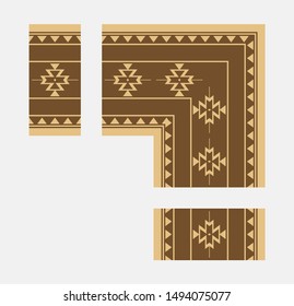 Weaving decoration motive from serbian  tradition