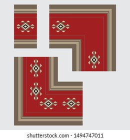 Weaving decoration motive from serbian  tradition