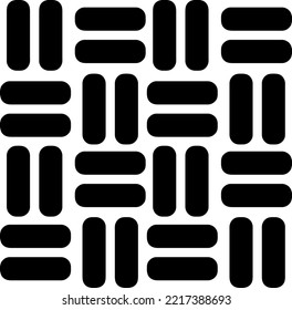 weaving icon illustration simple design element vector logo template