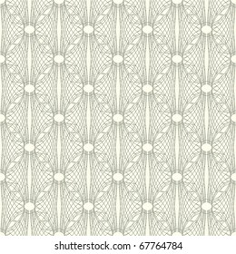 weaving lattice in art nuvo style