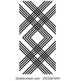 Weaving Line Motif Pattern. Contemporary Motif. Line Decoration Illustration for Interior, Exterior, Carpet, Textile, Garment, Cloth, Silk, Tile, Plastic, Paper, Wrapping, Wallpaper, Ect. Vector Illus