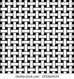 Patrón de motivos de la línea de tejer Decoración contemporánea para interiores, exteriores, alfombras, textiles, prendas de vestir, tela, seda, mosaico, plástico, papel, envuelto, tapiz, etc. Ilustración vectorial 
