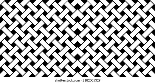 Weaving Line Motif Pattern Contemporary Decoration for Interior, Exterior, Carpet, Textile, Garment, Cloth, Silk, Tile, Plastic, Paper, Wrapping, Wallpaper, Ect. Vector Illustration 