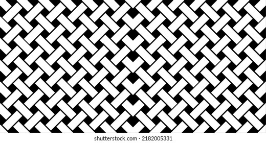 Weaving Line Motif Pattern Contemporary Decoration for Interior, Exterior, Carpet, Textile, Garment, Cloth, Silk, Tile, Plastic, Paper, Wrapping, Wallpaper, Ect. Vector Illustration 