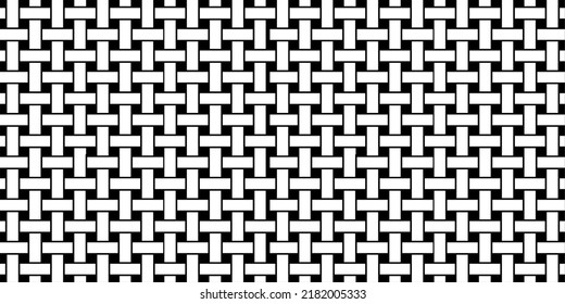 Weaving Line Motif Pattern Contemporary Decoration for Interior, Exterior, Carpet, Textile, Garment, Cloth, Silk, Tile, Plastic, Paper, Wrapping, Wallpaper, Ect. Vector Illustration 