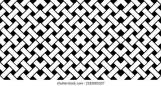 Weaving Line Motif Pattern Contemporary Decoration for Interior, Exterior, Carpet, Textile, Garment, Cloth, Silk, Tile, Plastic, Paper, Wrapping, Wallpaper, Ect. Vector Illustration 