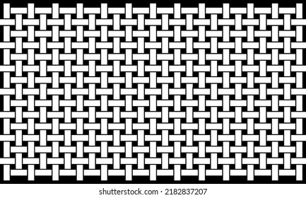 Weaving Line Motif Pattern Contemporary Decoration for Interior, Exterior, Carpet, Textile, Garment, Cloth, Silk, Tile, Plastic, Paper, Wrapping, Wallpaper, Ect. Vector Illustration 