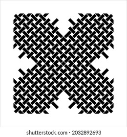 Weaving Lines Motifs Pattern. Decoration for Interior, Exterior, Carpet, Textile, Garment, Cloth, Silk, Tile, Plastic, Paper, Wrapping, Wallpaper, Pillow, Sofa, Background, Ect. 