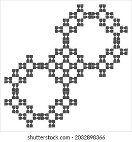 Weaving Lines Motifs Pattern. Decoration for Interior, Exterior, Carpet, Textile, Garment, Cloth, Silk, Tile, Plastic, Paper, Wrapping, Wallpaper, Pillow, Sofa, Background, Ect