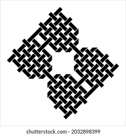 Weaving Lines Motifs Muster. Dekoration des Innenraums, Außenbereich, Teppichboden, Textilien, Kleidung, Tuch, Seide, Tile, Kunststoff, Papier, Umhüllung, Tapete, Kissen, Sofa, Hintergrund, EKT