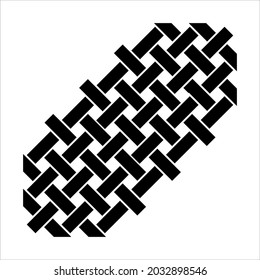 Weaving Lines Motifs Muster. Dekoration des Innenraums, Außenbereich, Teppichboden, Textilien, Kleidung, Tuch, Seide, Tile, Kunststoff, Papier, Umhüllung, Tapete, Kissen, Sofa, Hintergrund, EKT