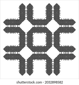 Weaving Lines Motifs Pattern. Decoration for Interior, Exterior, Carpet, Textile, Garment, Cloth, Silk, Tile, Plastic, Paper, Wrapping, Wallpaper, Pillow, Sofa, Background, Ect