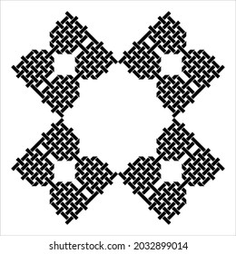 Weaving Lines Motifs Pattern. Decoration for Interior, Exterior, Carpet, Textile, Garment, Cloth, Silk, Tile, Plastic, Paper, Wrapping, Wallpaper, Pillow, Sofa, Background, Ect