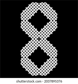 Weaving Lines Motifs Pattern. Decoration for Interior, Exterior, Carpet, Textile, Garment, Cloth, Silk, Tile, Plastic, Paper, Wrapping, Wallpaper, Pillow, Sofa, Background, Ect