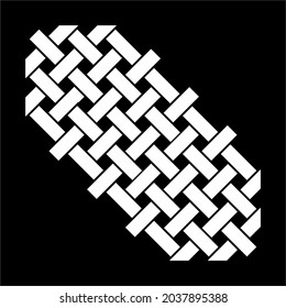 Weaving Lines Motifs Pattern. Decoration for Interior, Exterior, Carpet, Textile, Garment, Cloth, Silk, Tile, Plastic, Paper, Wrapping, Wallpaper, Pillow, Sofa, Background, Ect