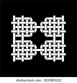 Weaving Lines Motifs Muster. Dekoration des Innenraums, Außenbereich, Teppichboden, Textilien, Kleidung, Tuch, Seide, Tile, Kunststoff, Papier, Umhüllung, Tapete, Kissen, Sofa, Hintergrund, EKT