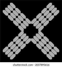 Weaving Lines Motifs Pattern. Decoration for Interior, Exterior, Carpet, Textile, Garment, Cloth, Silk, Tile, Plastic, Paper, Wrapping, Wallpaper, Pillow, Sofa, Background, Ect