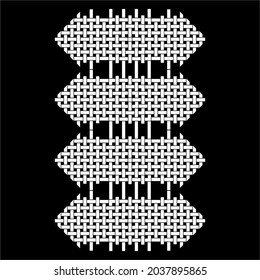 Weaving Lines Motifs Pattern. Decoration for Interior, Exterior, Carpet, Textile, Garment, Cloth, Silk, Tile, Plastic, Paper, Wrapping, Wallpaper, Pillow, Sofa, Background, Ect