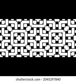Weaving Lines Motifs Pattern. Decoration for Interior, Exterior, Carpet, Textile, Garment, Cloth, Silk, Tile, Plastic, Paper, Wrapping, Wallpaper, Pillow, Sofa, Background, Ect. Vector 