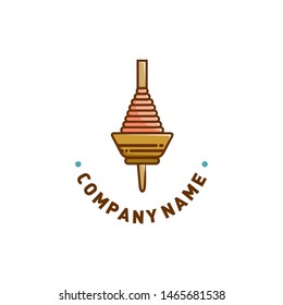 Weaving Logo Design. Icon Character