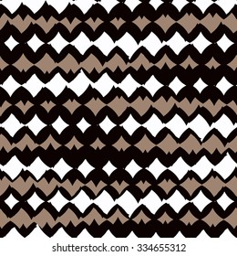 Weaving pattern, the distorted square, scribble, seamless vector background.