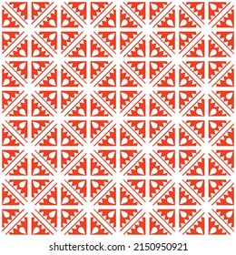 Weaving Pattern square more frequent, Vector seamless pattern. Modern stylish texture. Trendy graphic design for out clothes test equipment, interior, wallpaper square colors paint red and white 
