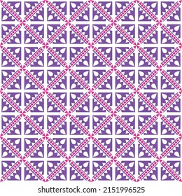 Weaving Pattern square more frequent, Vector seamless pattern. Modern stylish texture. Trendy graphic design for out clothes test equipment, interior, wallpaper square colors paint pink and purple. 
