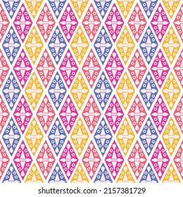 Weaving Pattern square more frequent, Vector seamless pattern. Modern stylish texture. Trendy graphic design for out clothes test equipment, interior, wallpaper square colors paint yellow pink blue.