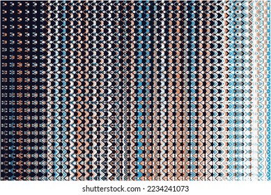 Weaving  Pattern Vector Oriental Design Lattice Abstract Background. Decorative Intricate Hexagonal Structure Continuous Dotted Texture. Modern Arabesque Ornament Vintage Art