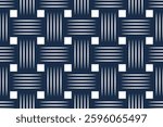 Weaving seamless pattern, traditional wicker lacing handcraft endless abstract background, geometric line weave wallpaper.