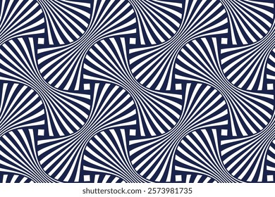 Weaving seamless pattern, traditional wicker lacing handicraft endless abstract background, geometric line weave wallpaper.