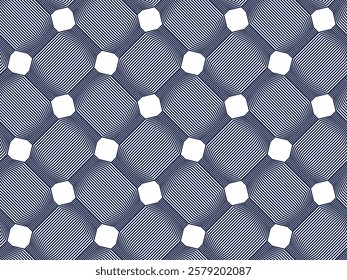 Weaving seamless pattern, traditional wicker lacing handcraft endless abstract background, geometric line weave wallpaper.