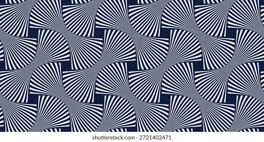 Weaving seamless pattern, traditional wicker lacing handcraft endless abstract background, geometric line weave wallpaper.