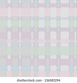Weaving textured fabric background. Vector seamless pattern.