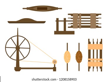 734 Weaving machine icon Images, Stock Photos & Vectors | Shutterstock