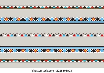 Totem-Grenze und Liniendekoration Design der taiwanesischen Aborigines "Tsou" nationalen Stil