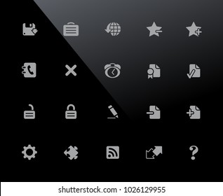Web 2.0 // 32px Serie - Vektorsymbole, die in einem 32-Pixel-Raster arbeiten.