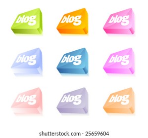 Web 2.0 blog icons