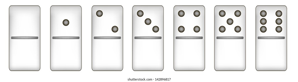 WEB 2.0 buttons domino set. EPS10 vector mesh illustration
