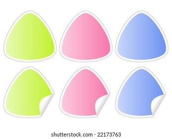 Web 2.0 glossy stickers