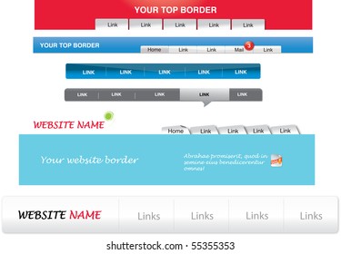 Web 2.0 navigation menus