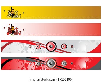 Webbanner-Set 2.0 für Musikserien, Illustration