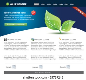 Web 2.0 template