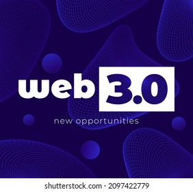 Web 3.0 or Web3 banner design