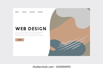 Web abstract background with hand drawn texture, memphis style. Universal pastel colors. Wallpaper fashion design.