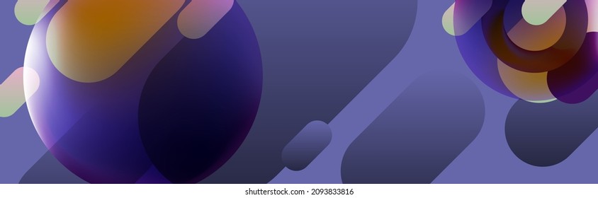 Resumen web Color de fondo muy peri menta elementos futuristas banner degradado geométrico azul. Pasos vectoriales 10