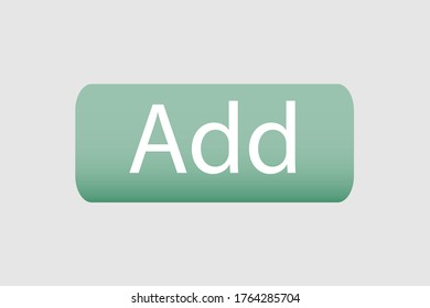 Web add button editable vector eps.