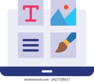 web admin or panel vector icon design, Webdesign and Development symbol, user interface or graphic sign, website engineering illustration, CMS or back-end of Web concept