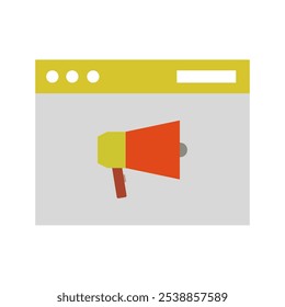Web ads illustrated on white background
